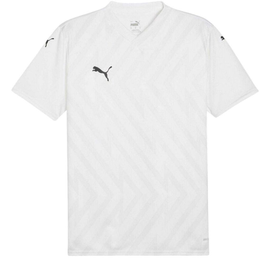 Puma Mens Teamglory Jersey T-Shirt / White/Black/Gray